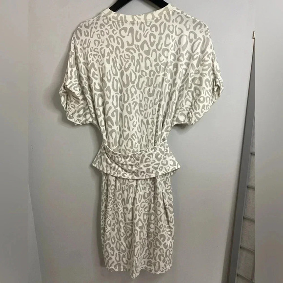 Rebekah Minkoff - ‘Marta’ Leopard Print white dress with waist tie - XSmall - Picture 7 of 7